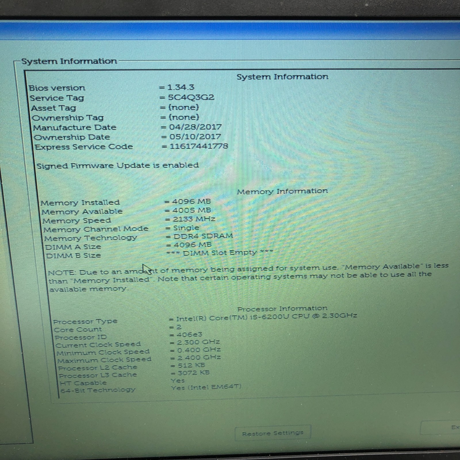 Lot of 5 Dell Latitude E5470 Intel Core i5-6300U 4/8GB RAM No HDD *Read*