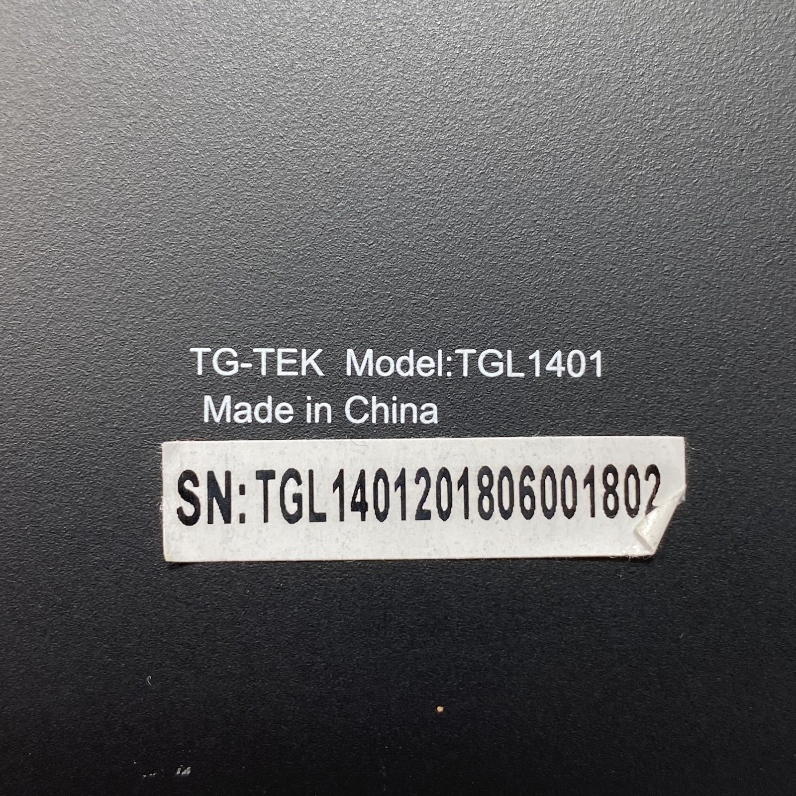 TG-TEK TGL1401 14.1″ Portable Laptop Windows 10 Black Tested Factory Reset