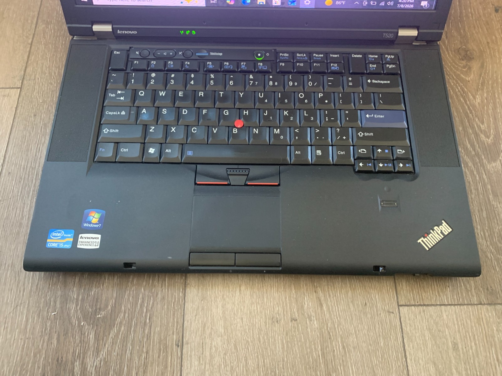 Lenovo ThinkPad T520 15.6″ Intel Core i5-2520M 2.50GHz 4GB RAM 500GB HDD Win 10