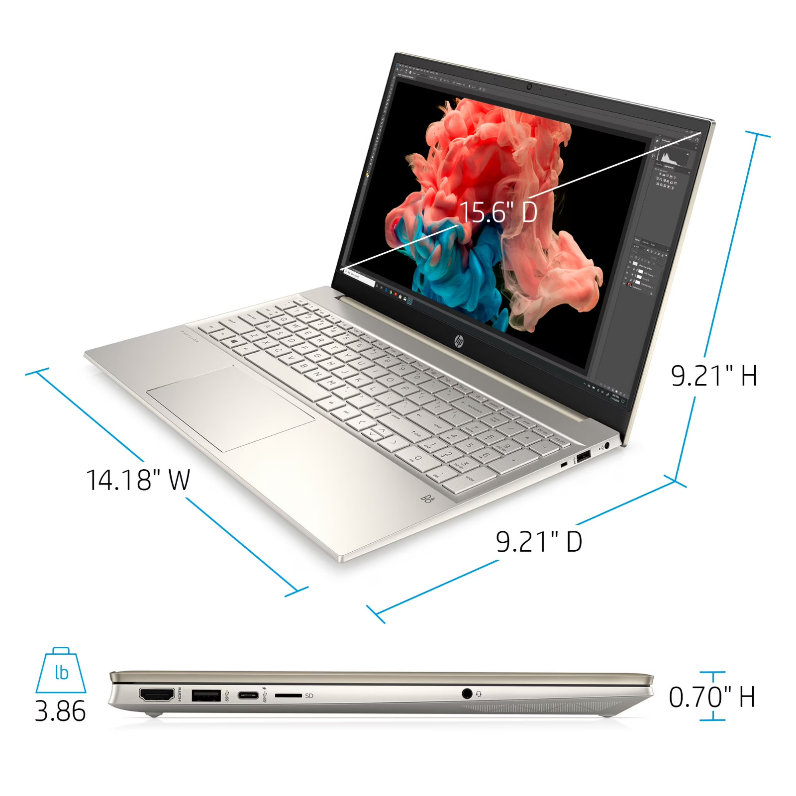 HP Pavilion 15.6″ FHD Touchscreen/11th i7-1165G7/16GB/512GB SSD/Win 11 Home