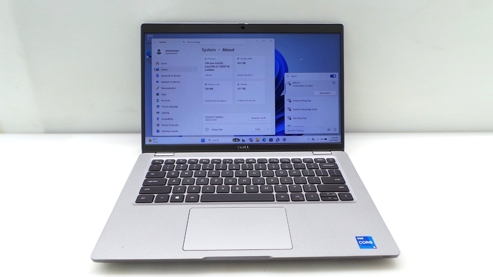 Dell Latitude 5420 | 14″ | i5-1135G7 2.40GHz | 16GB RAM 512GB NVMe | WIN 11 PRO