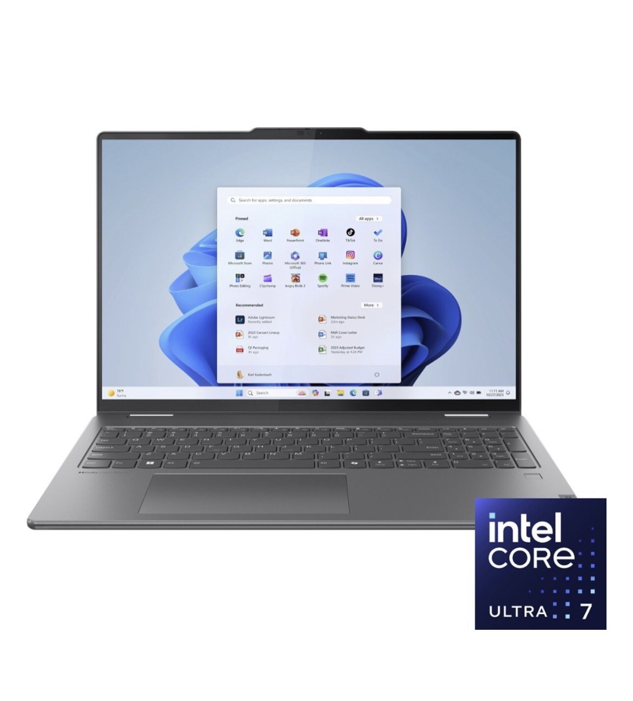 Lenovo -Yoga 7i 2-1 16” 2k Touchscreen Intel core Ultra 7 155U With 16GB 1T SSD