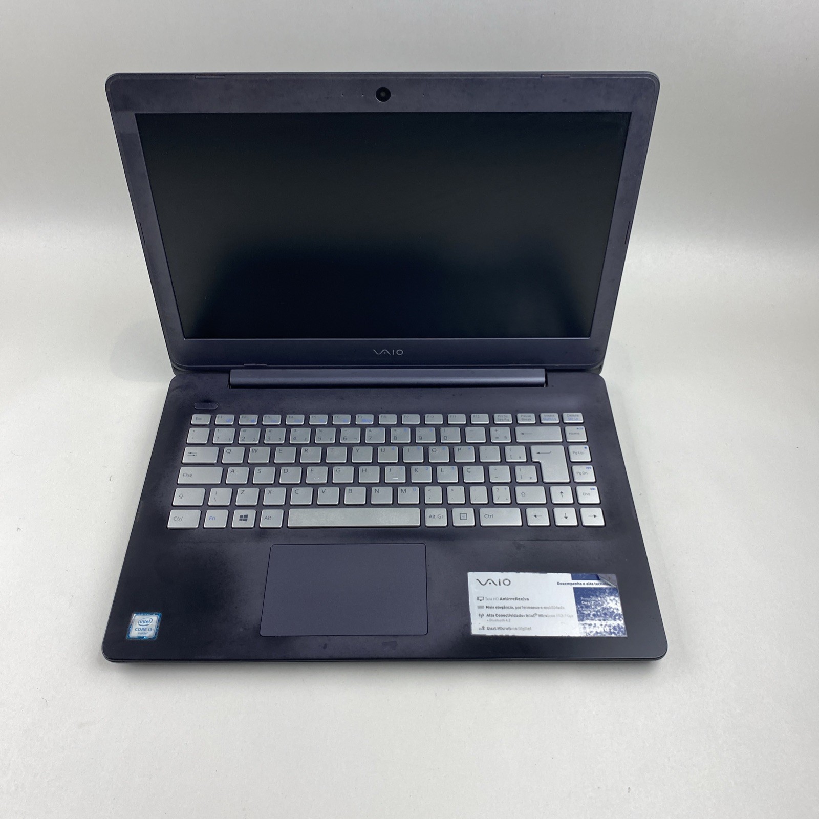 Sony Vaio VJC141 Intel Core i3-6006U 2.00GHz 4GB RAM 14″ No HDD No OS