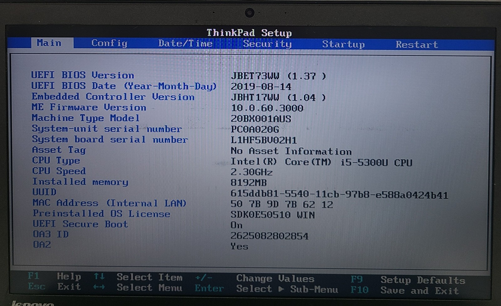 Lenovo ThinkPad T450s 14″ Laptop Intel Core i5-5300U 8GB RAM NO HD/OS (FL)