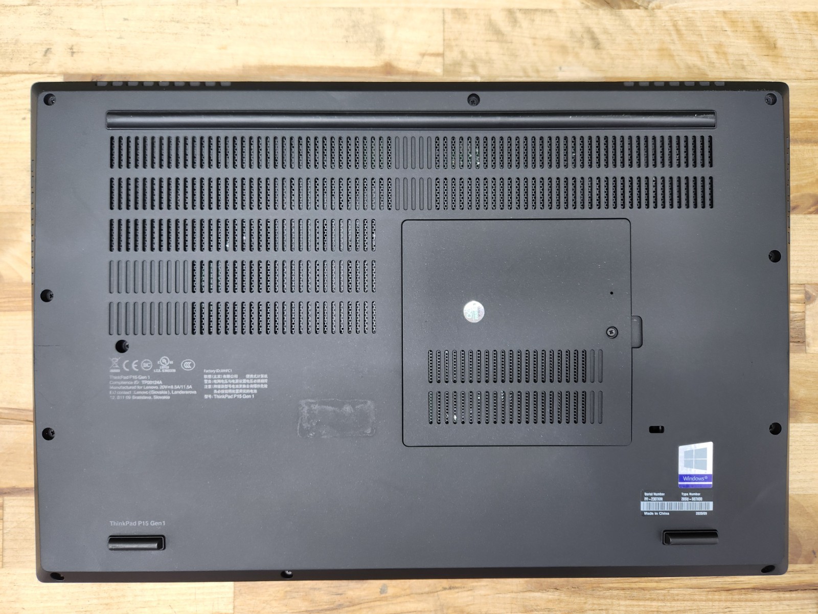 Lenovo ThinkPad P15 Gen 1 15.6 i7-10850H 32GB 512GB SSD Quadro T1000 EXCELLENT ~