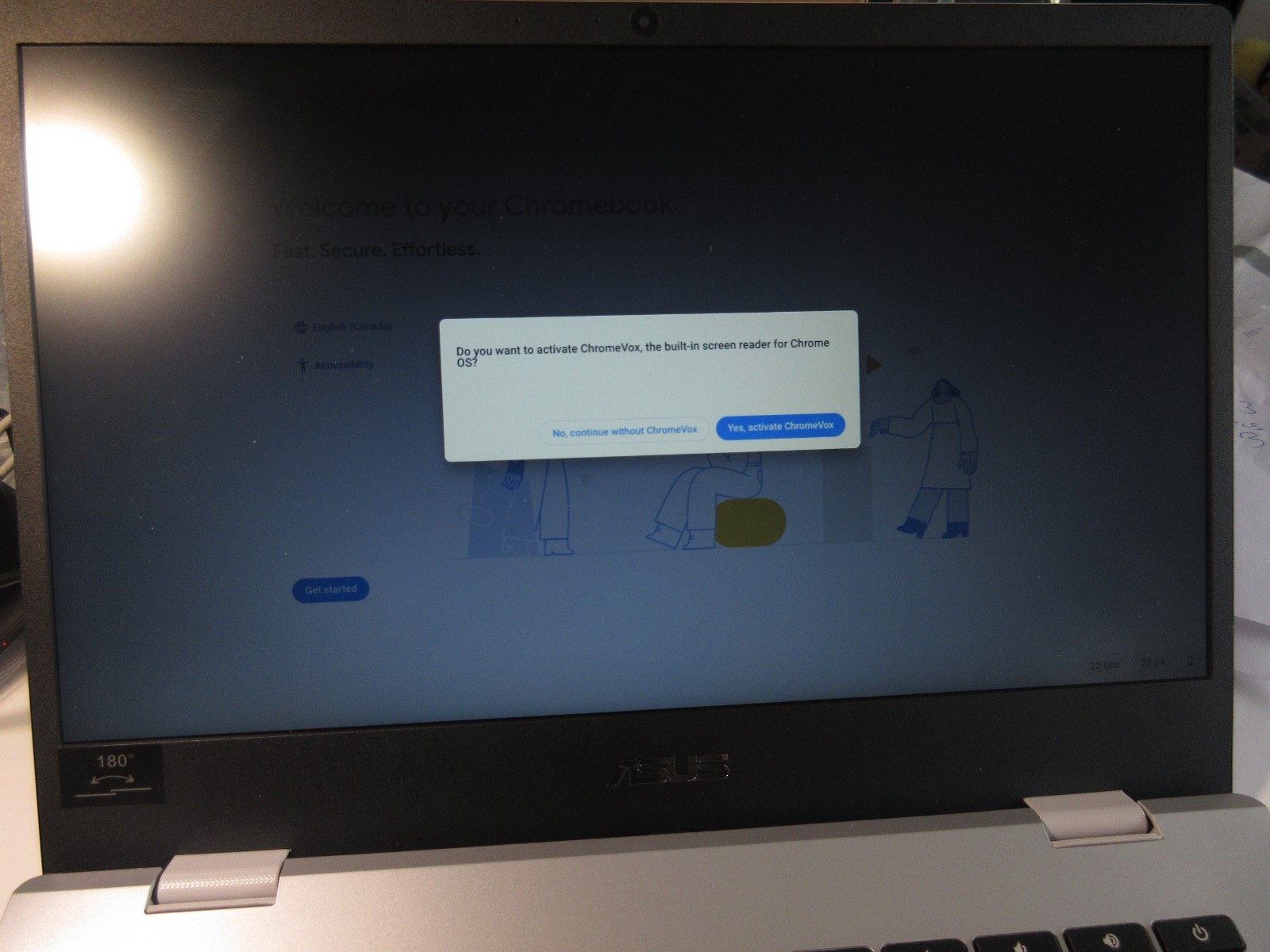 ASUS Chromebook CX1 14.0″ Intel Celeron N3350 8GB 64GB eMMC Chrome OS Laptop, SL