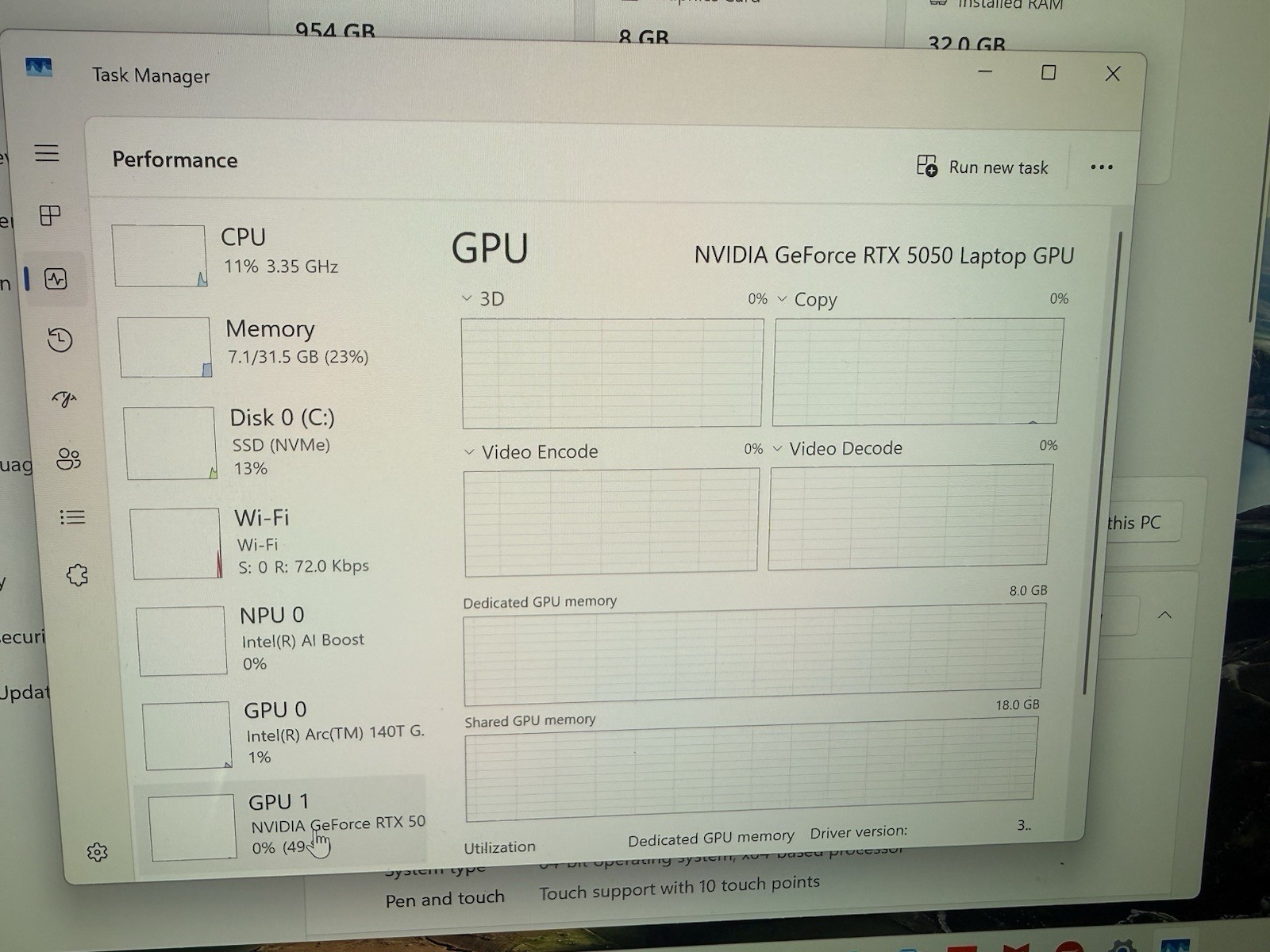 Lenovo IdeaPad Pro 5 16″ Touch Intel Ultra 9 285H 32GB 1TB SSD RTX5050 W11h