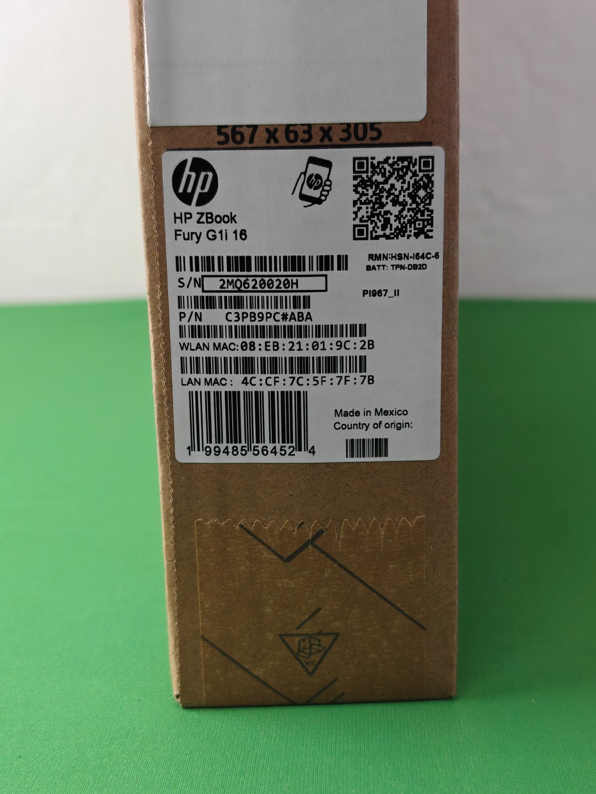 New Sealed HP ZBook Fury G1i 16 32GB 512gb Ultra 7 255HX RTX PRO 2000