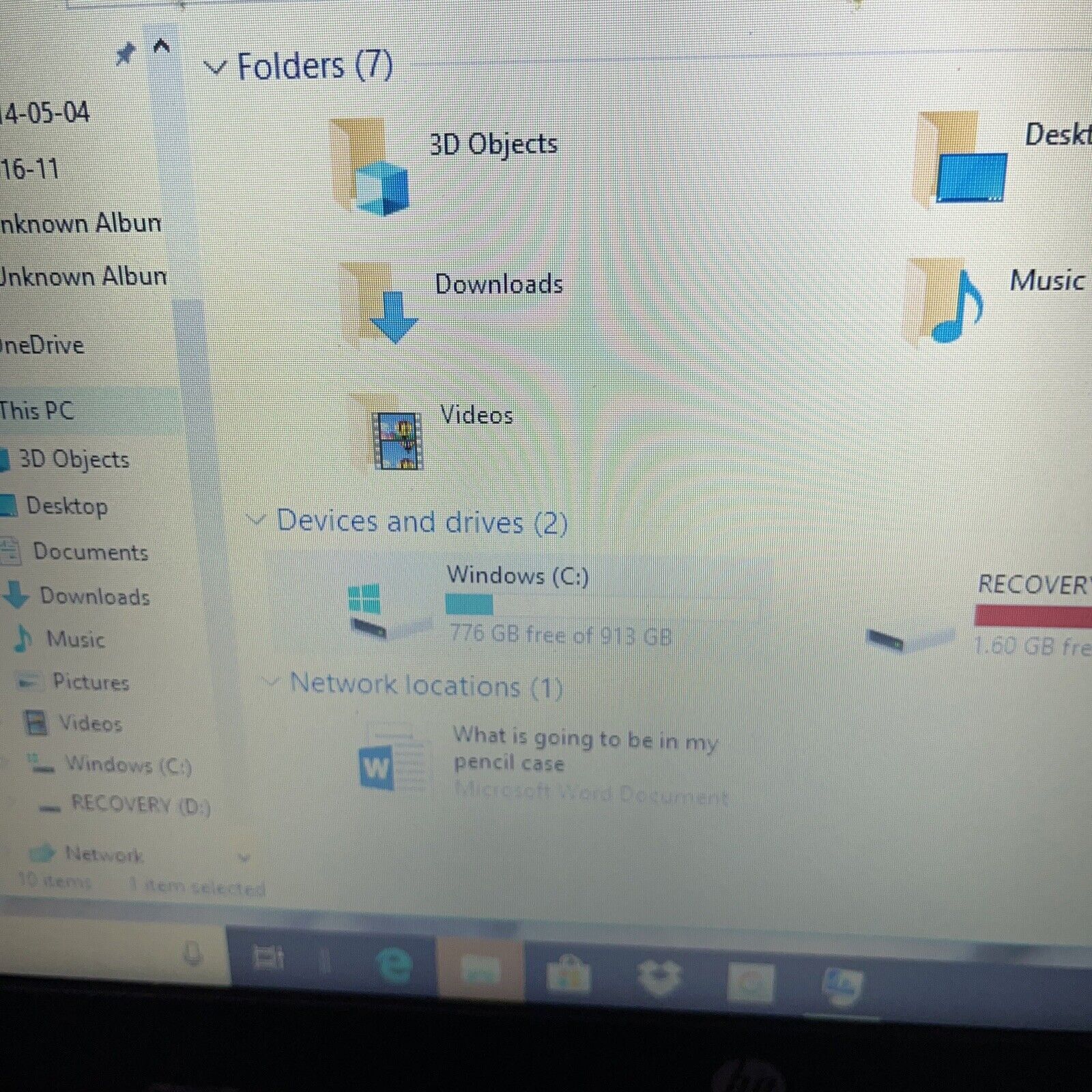 HP TPN-C125 i5-6200U 2.3Ghz 15.6″ 8gb RAM 1tb *Flat Battery & Key Missing*