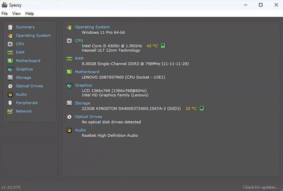 Lenovo ThinkPad T440 i5 CPU 8GB RAM New 240GB SSD HD W11P Good Batteries Grade A