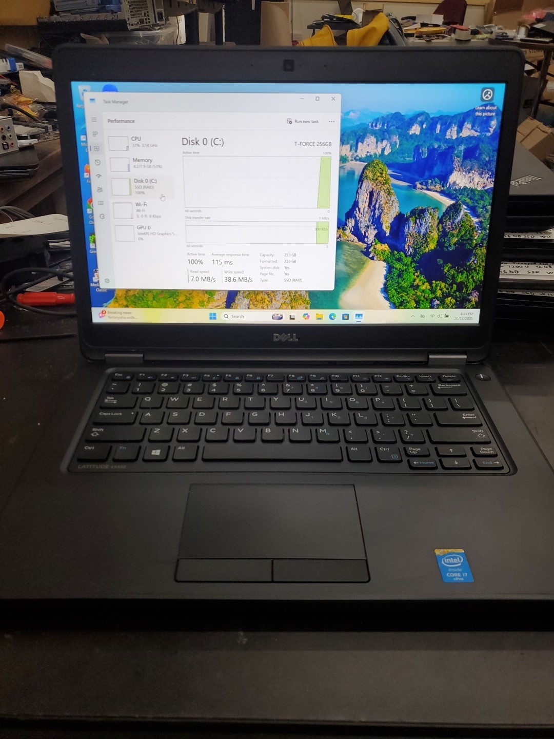 Dell Latitude E5450 – 14″ Laptop – Intel i7-5600U 8GB RAM 500GB SSD 102825-5