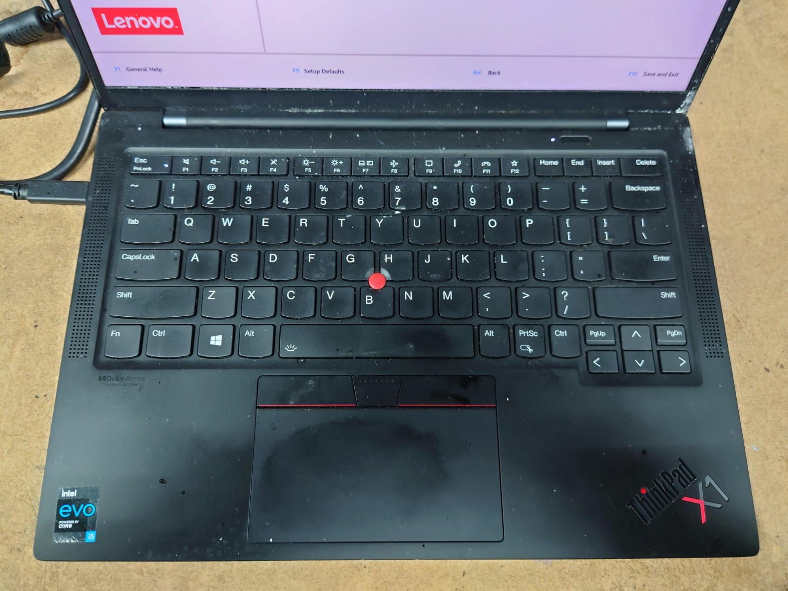 Lenovo X1 Carbon 9th Gen 14″ WUXGA i7-1185G7 16GB RAM 512GB SSD No OS