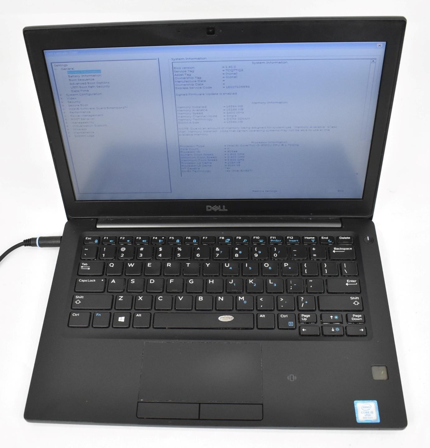 Dell Latitude 7290 Laptop i5-8350U 1.7GHz 16GB 256GB SSD 12.5″ No OS *See Issues