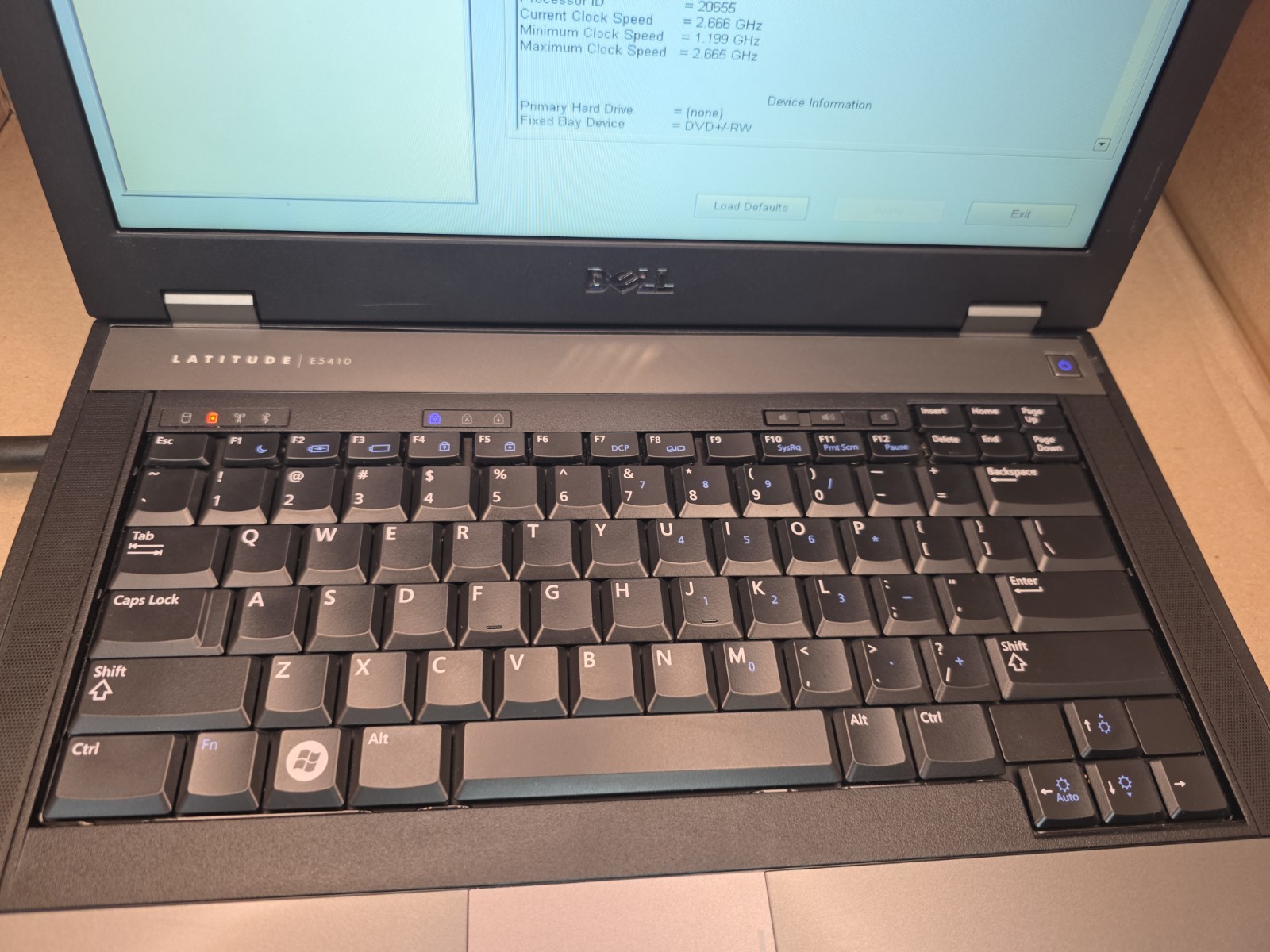 DELL LATITUDE E5410 – BOOTS TO BIOS – INTEL I5 M560 – 4 RAM – READ DESCRIP