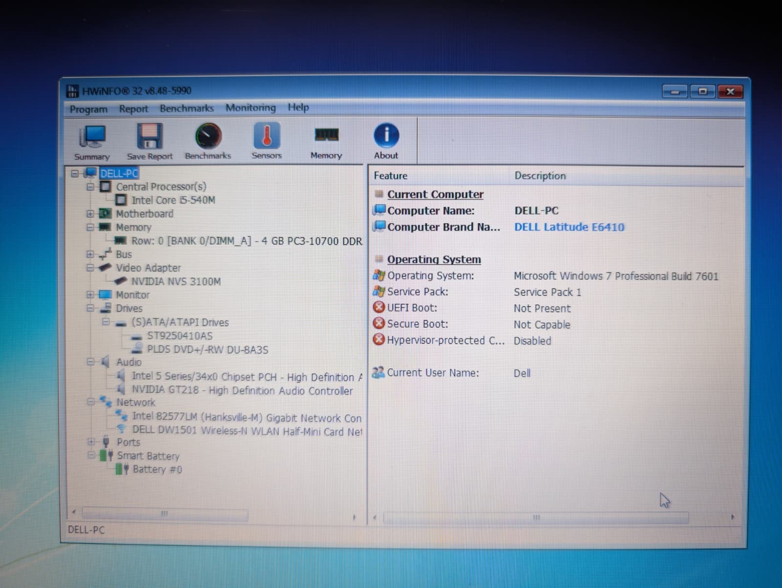Dell Latitude E6410 | i5 4GB RAM 250GB HD | NVIDIA Backlit Win 7 32-Bit DVD+RW