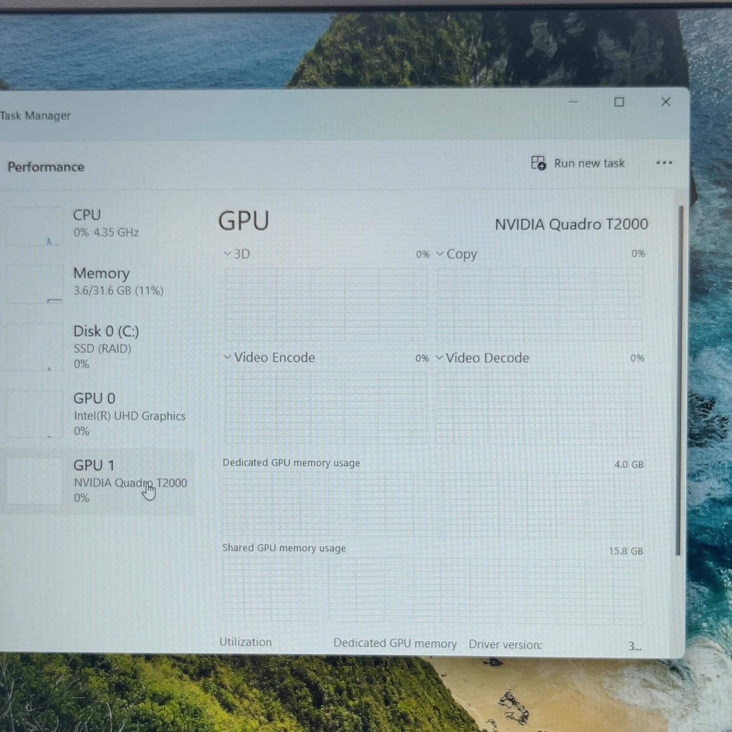 Dell Precision 7550 15.6″ i7-10750H 2.6GHz 32GB RAM 512GB SSD Quadro T2000