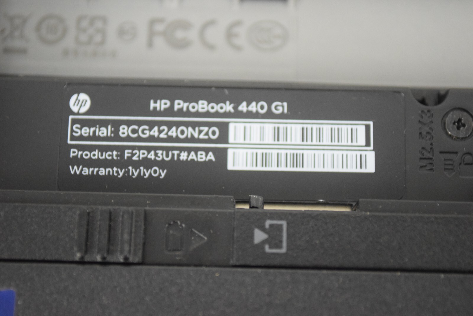 HP ProBook 440 G1 Intel(R) Core i5-4200M 2.50GHz 4GB 14in No OS or HDD