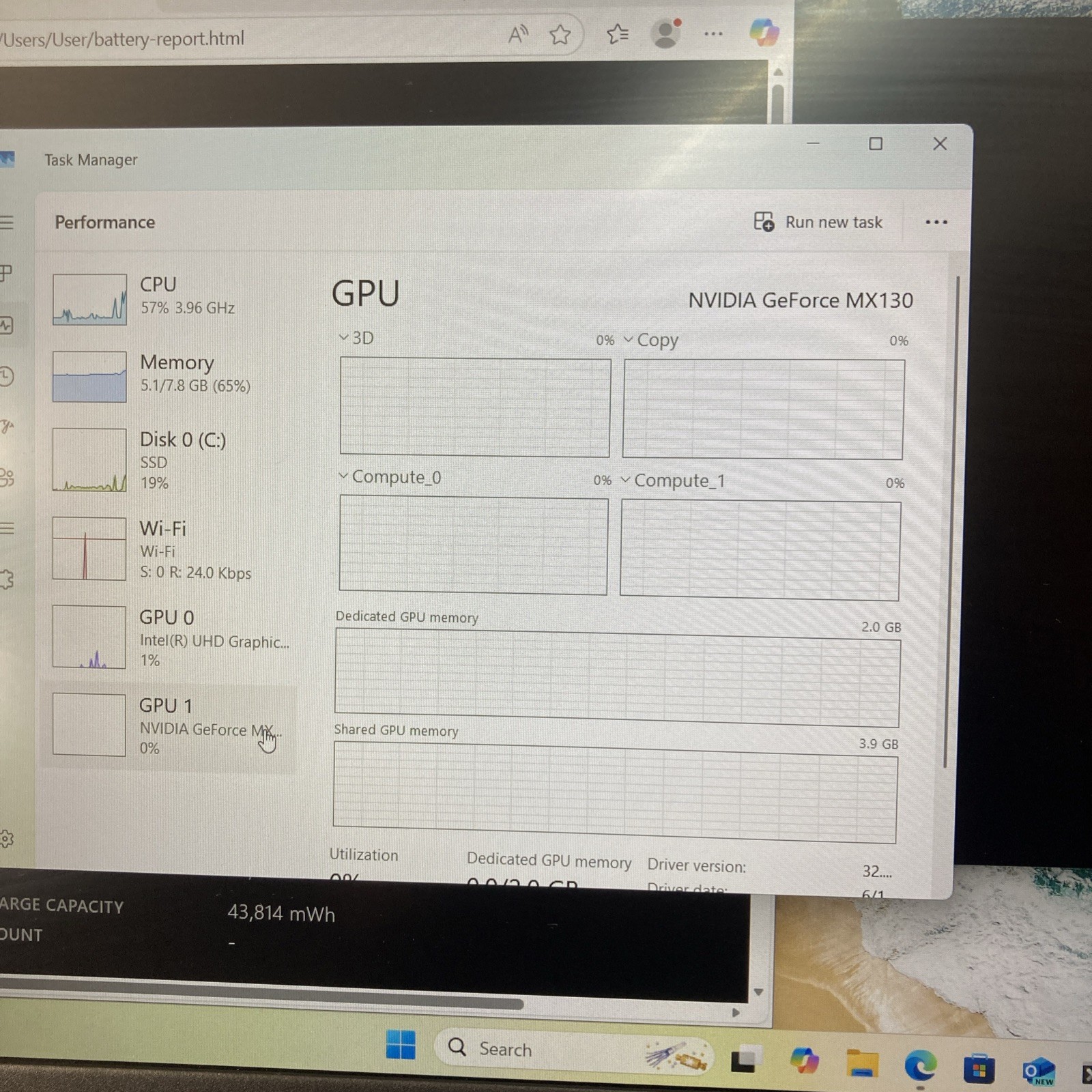Dell Latitude 5591 i7-8850H 2.60 GHz 8Gb SSD 256Gb Win 11