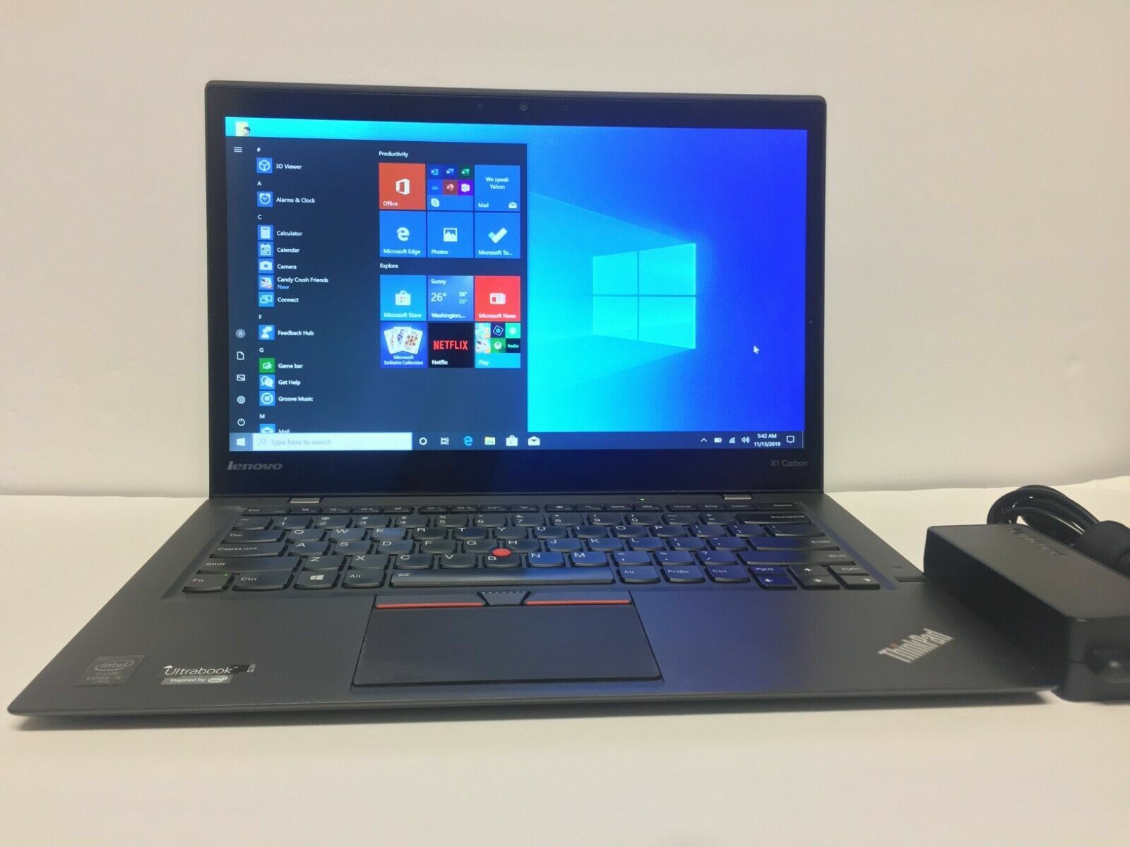Lenovo ThinkPad X1 Carbon 3rd Gen Intel Core i5-5300U 2.3GHz 8GB