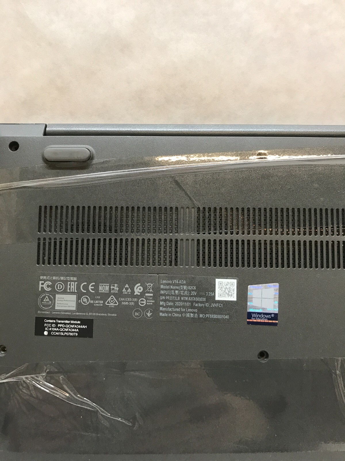 Lenovo V14-ADA 14″ Laptop AMD Athlon Gold 3150U NO RAM NO SSD/OS For Parts – DW
