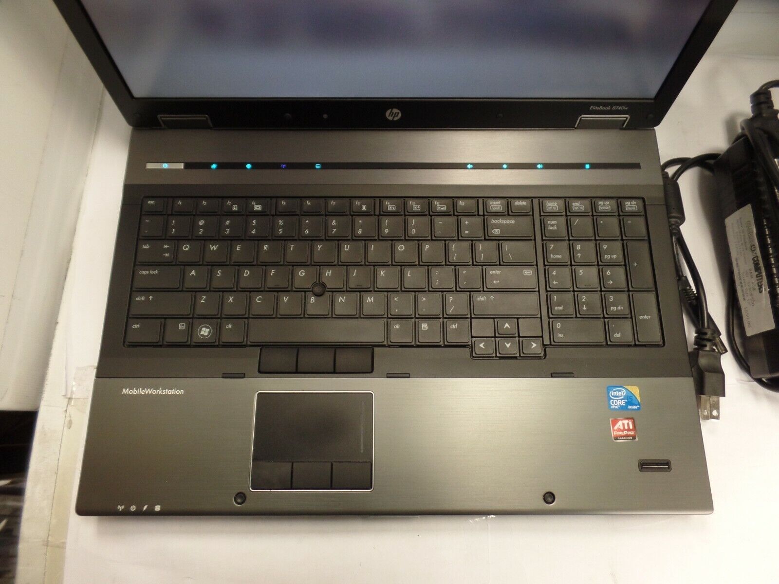 HP EliteBook 8740W Mobile Workstation 17″ 2.67GHz i5 8GB 128GB SSD Win10Pro MINT