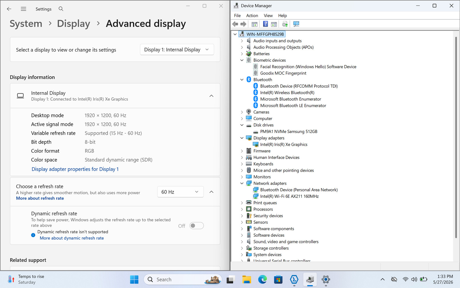 Dell XPS 13 Plus 9320 13.4″ FHD+ Touch i7-1360P 32GB 512GB Win 11 Wty