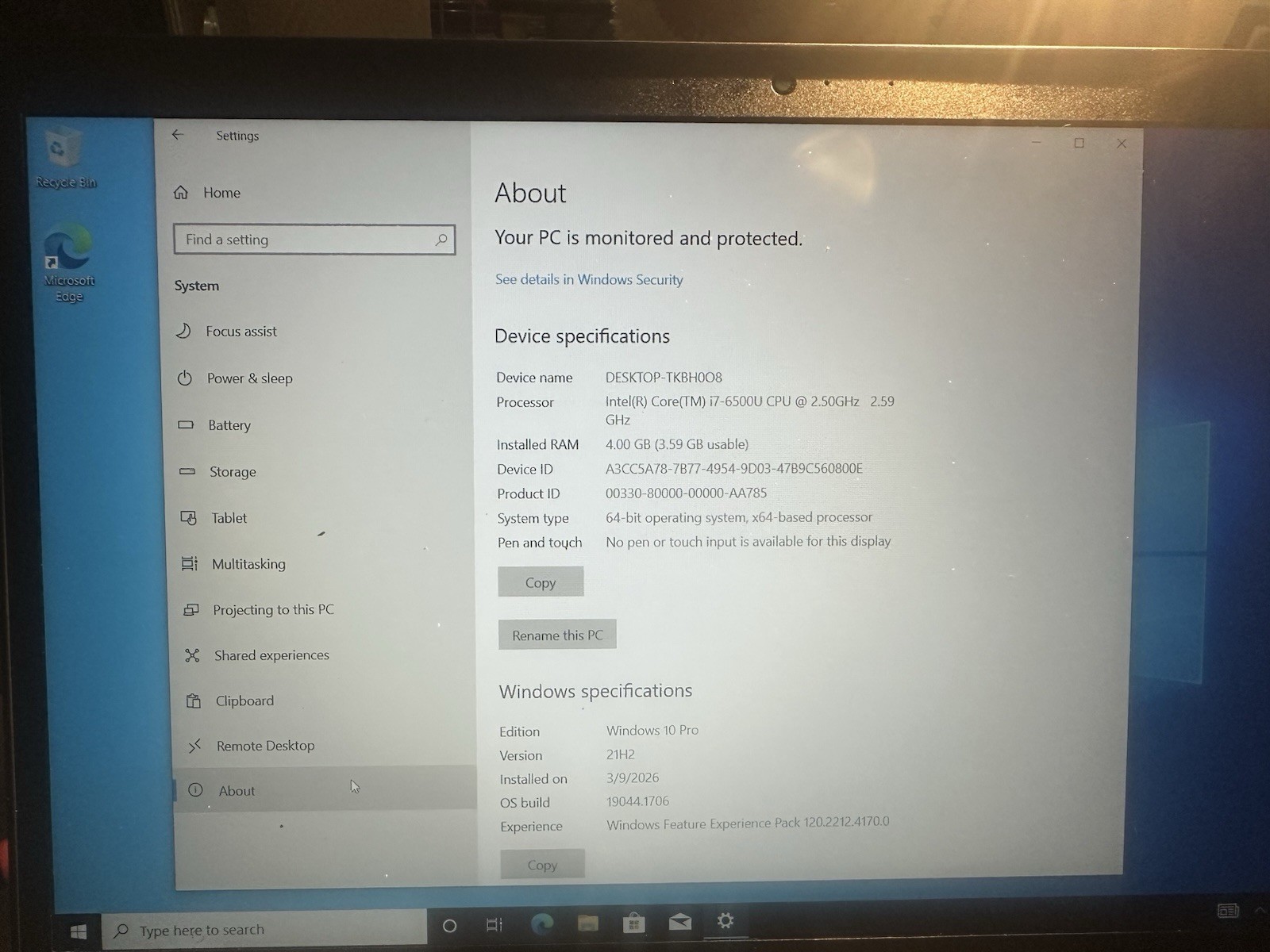 Lenovo ThinkPad P51S Core i7-7600u 2.80ghz 8gb RAM 240gb SSD Windows 10 Pro…