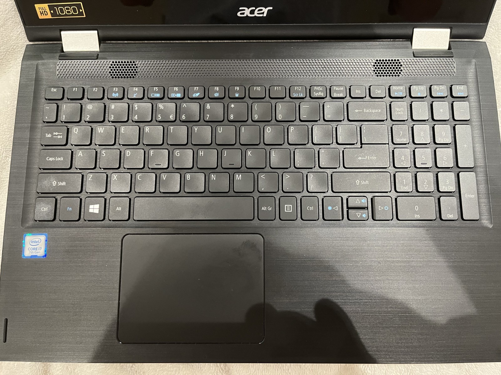 ACER Spin3 SP315-51-757C i7-7500U 2.7Ghz 256 SSD 1TB HDD 1080 15.6″ Display