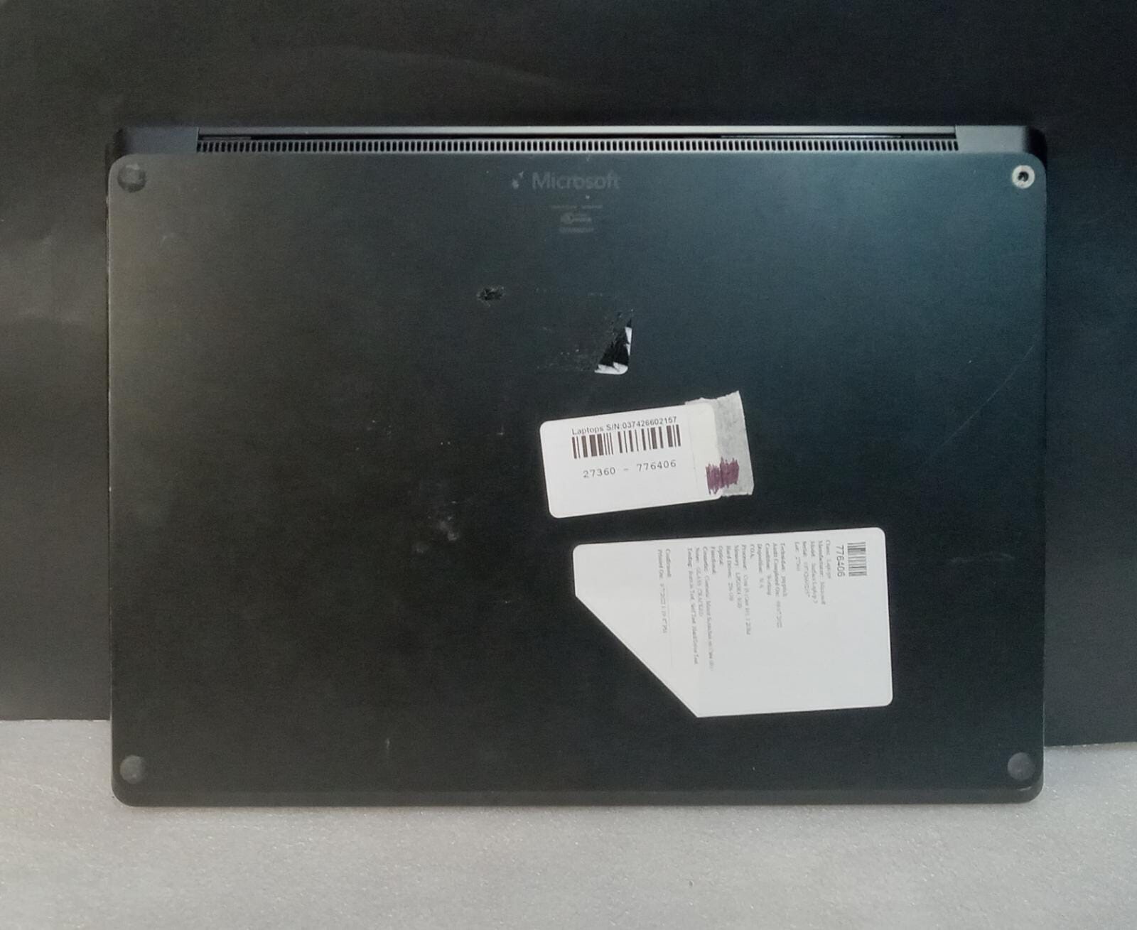Microsoft Surface Laptop 3 1868 13.5″ i5-1035g7 256GB M.2 SSD 8GB DDR4 NO OS