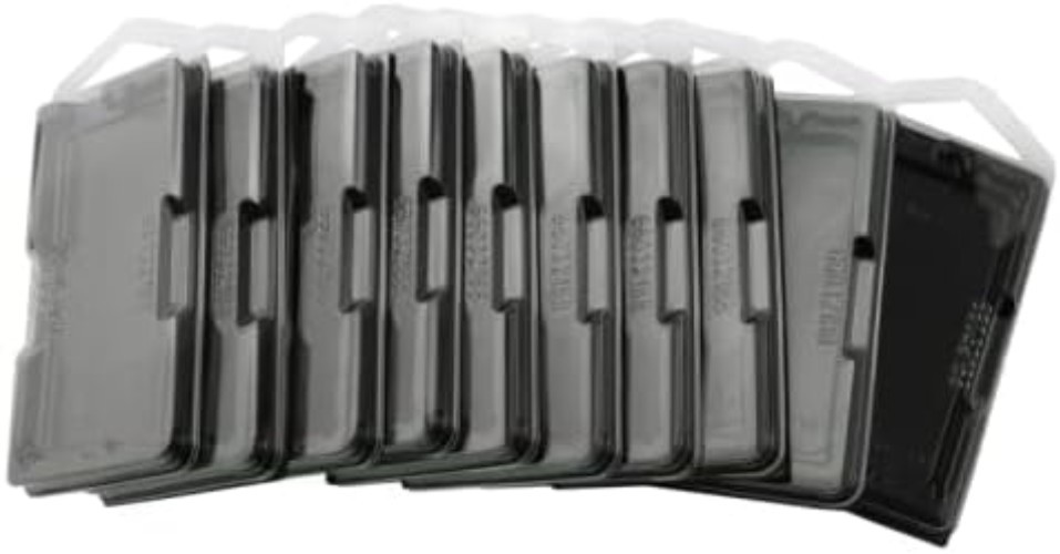 10-Piece Clamshell DDR RAM Module Container Set 85x45mm Dust-Proof & Static-Free