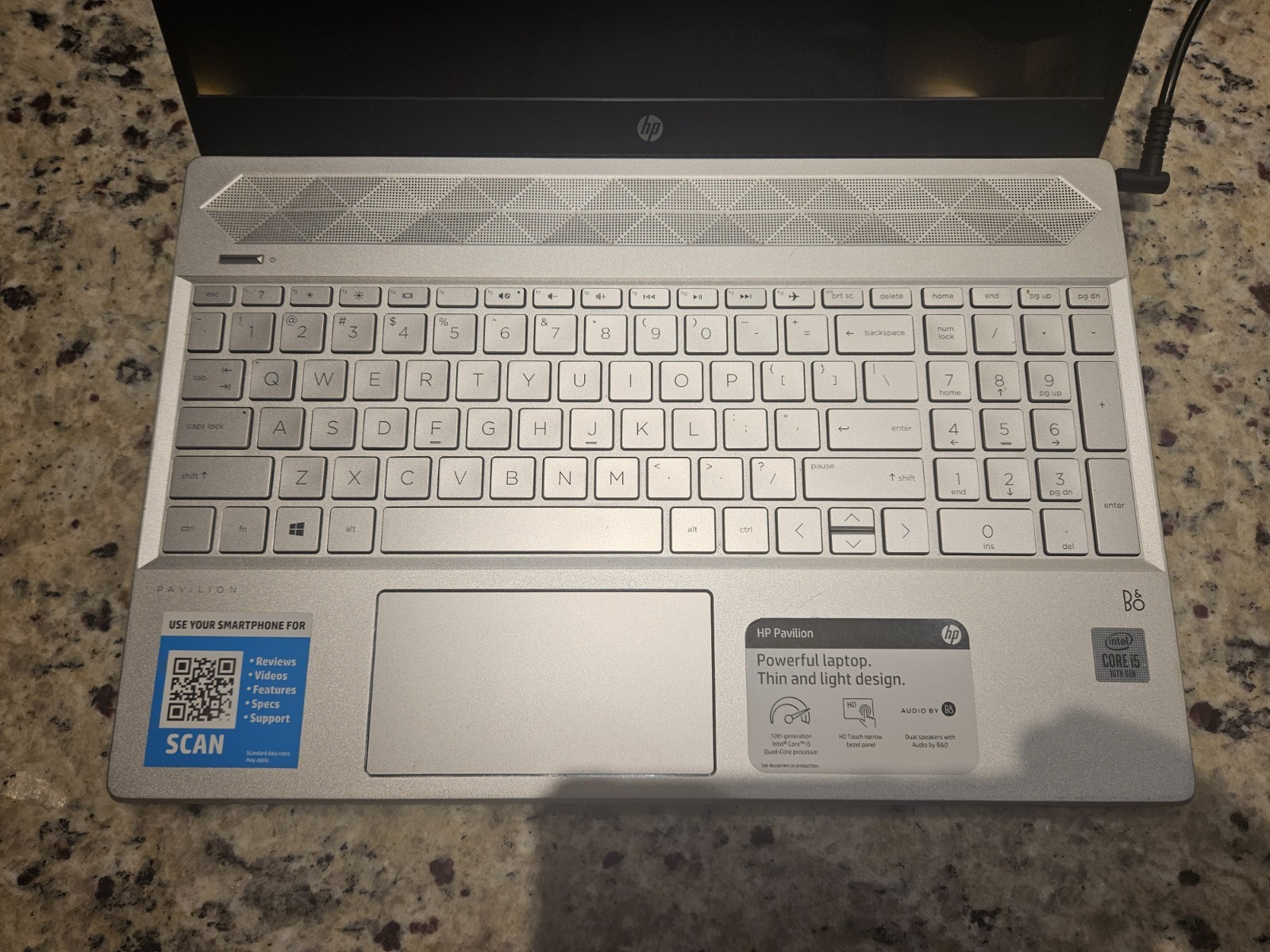HP Pavlion 15-CS3010NR Intel i5-1035G1, 8GB, 256GB HD Touch Windows 11 Home