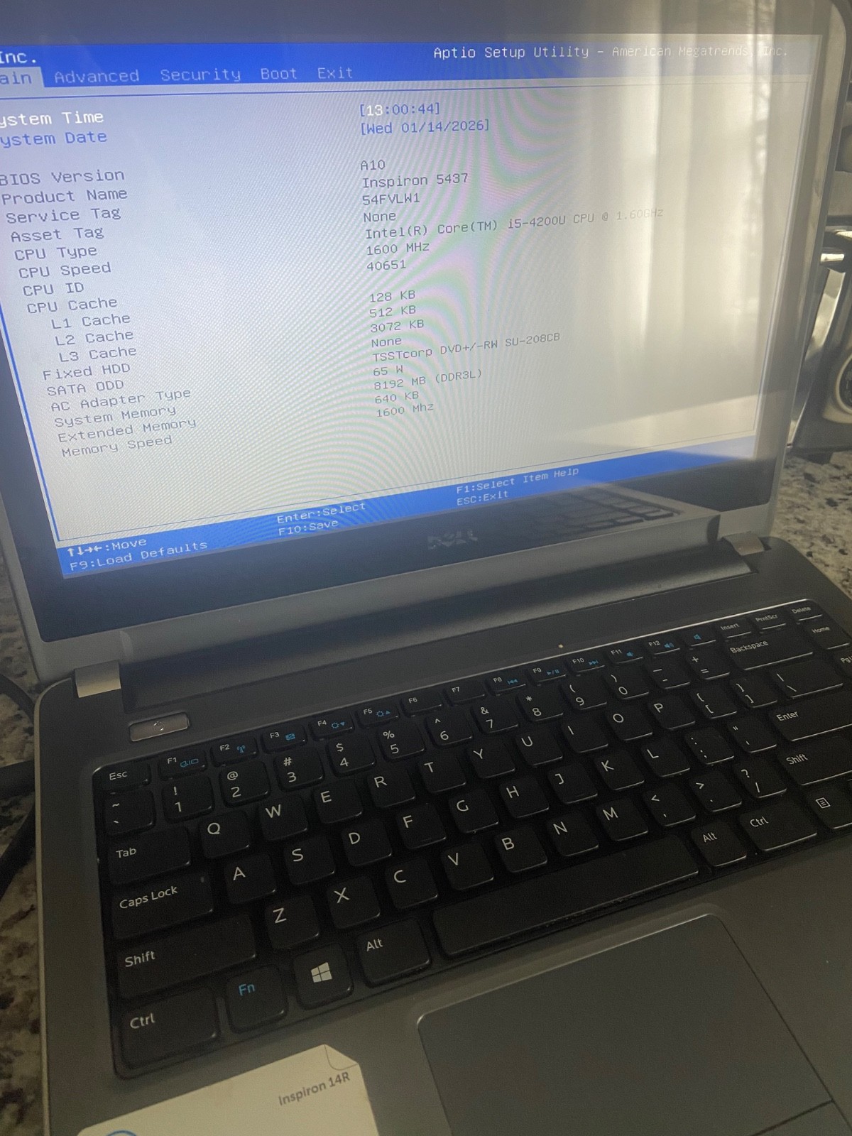 Laptop LOT – Dell Inspiron 14R 5437 & HP G62 – NO HDD/OS – Boots to Bios