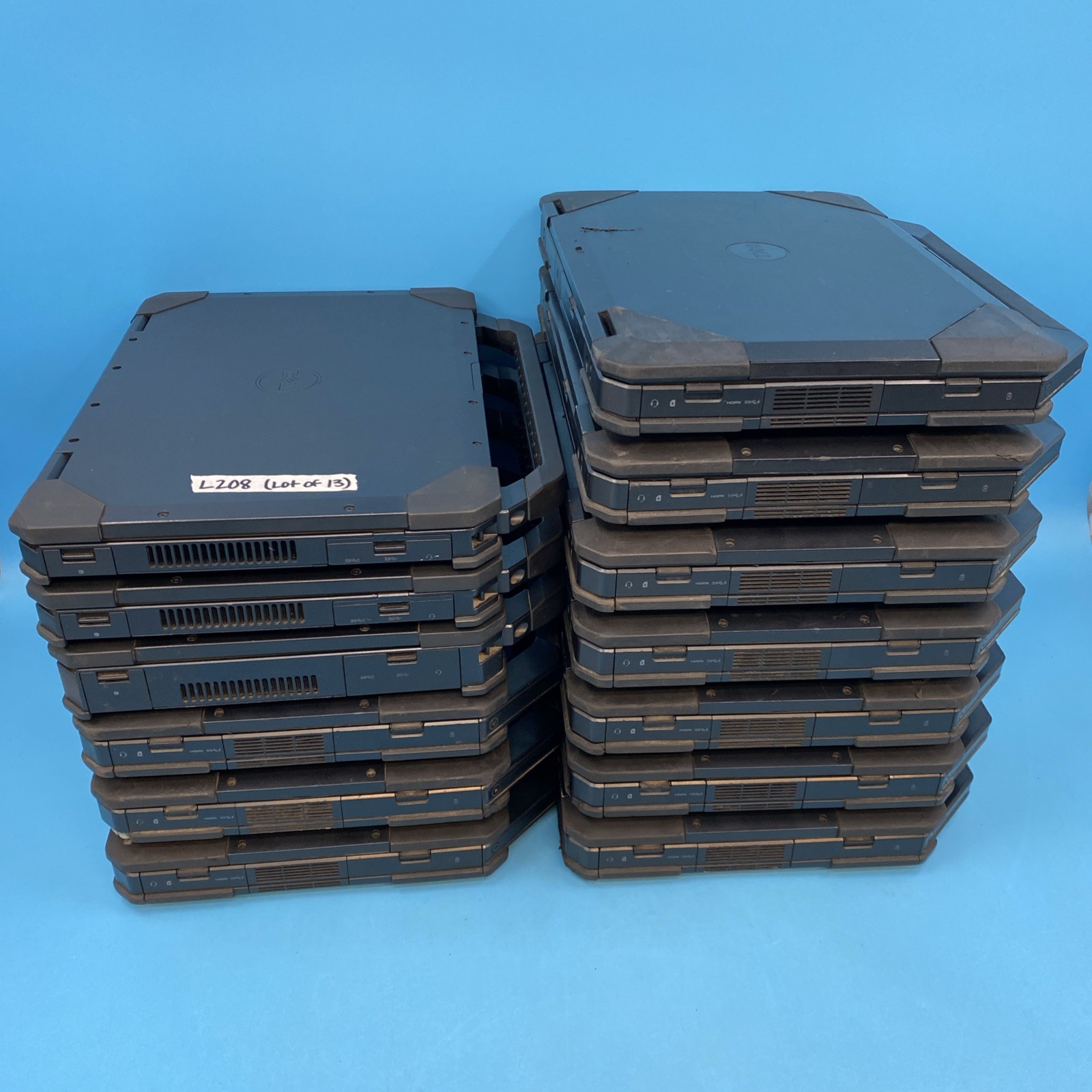 (LOT OF 13) Dell Latitude Rugged Laptops | i5 4TH-8TH | 4-16GB RAM | NO DRIVE/OS