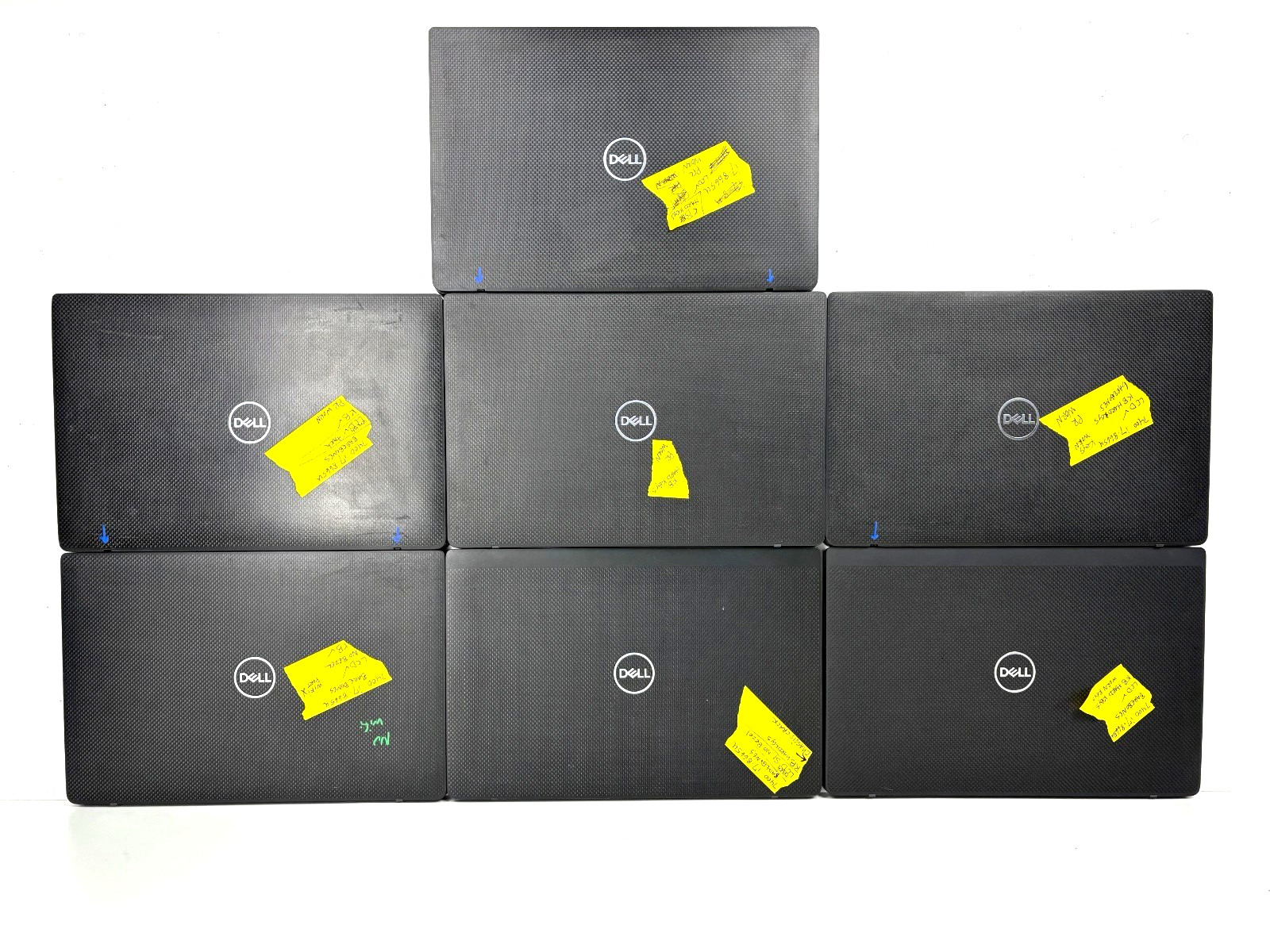 Lot (7) Dell Latitude 7400 14″ i7-8665U, 1.90GHz, NO HDD NO RAM NO BATTERY PARTS