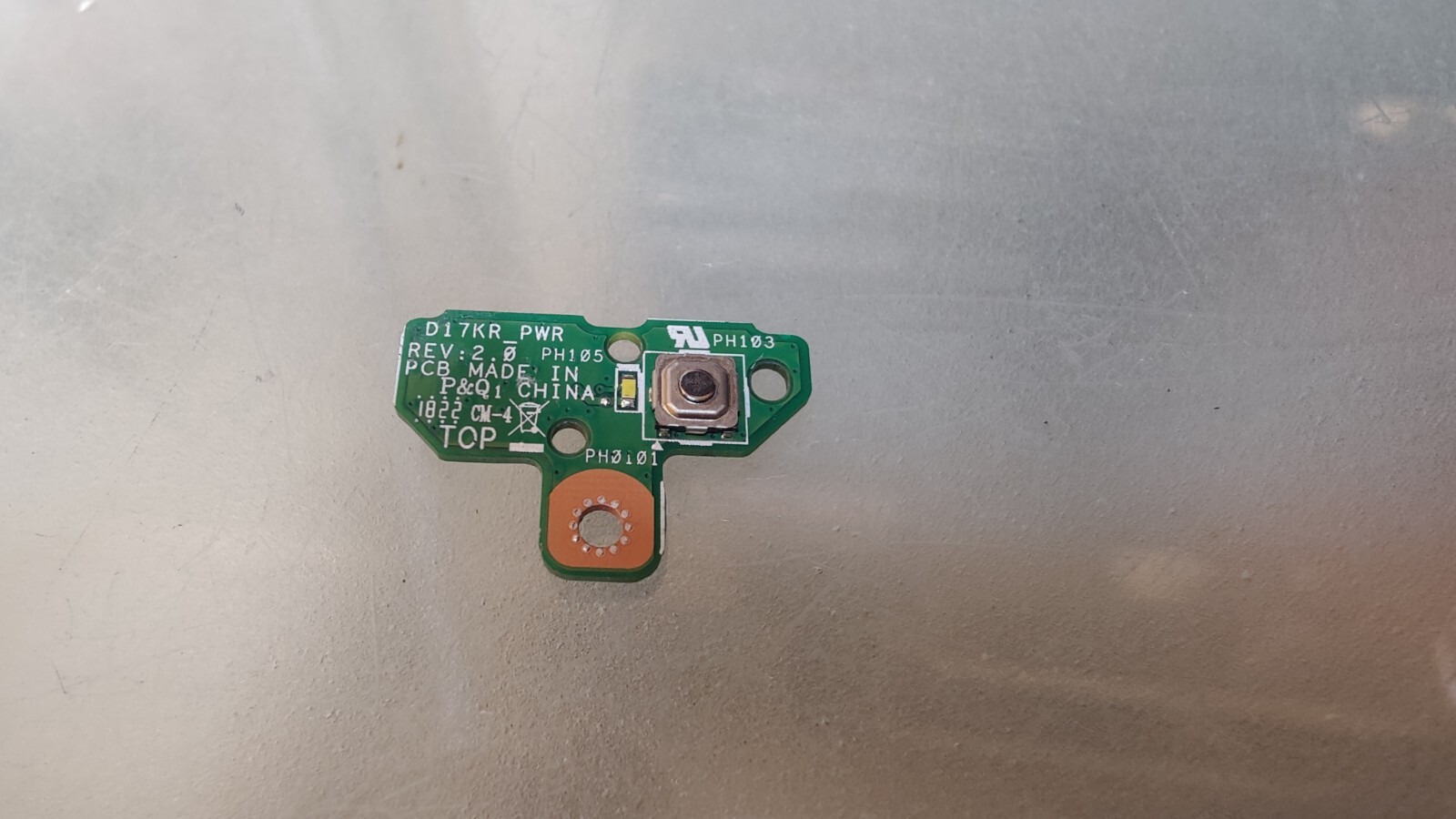 MEDION AKOYA E7425 MD61158 SCHEDA ACCENSIONE POWER ON OFF D17KR_PWR REV: 2.0