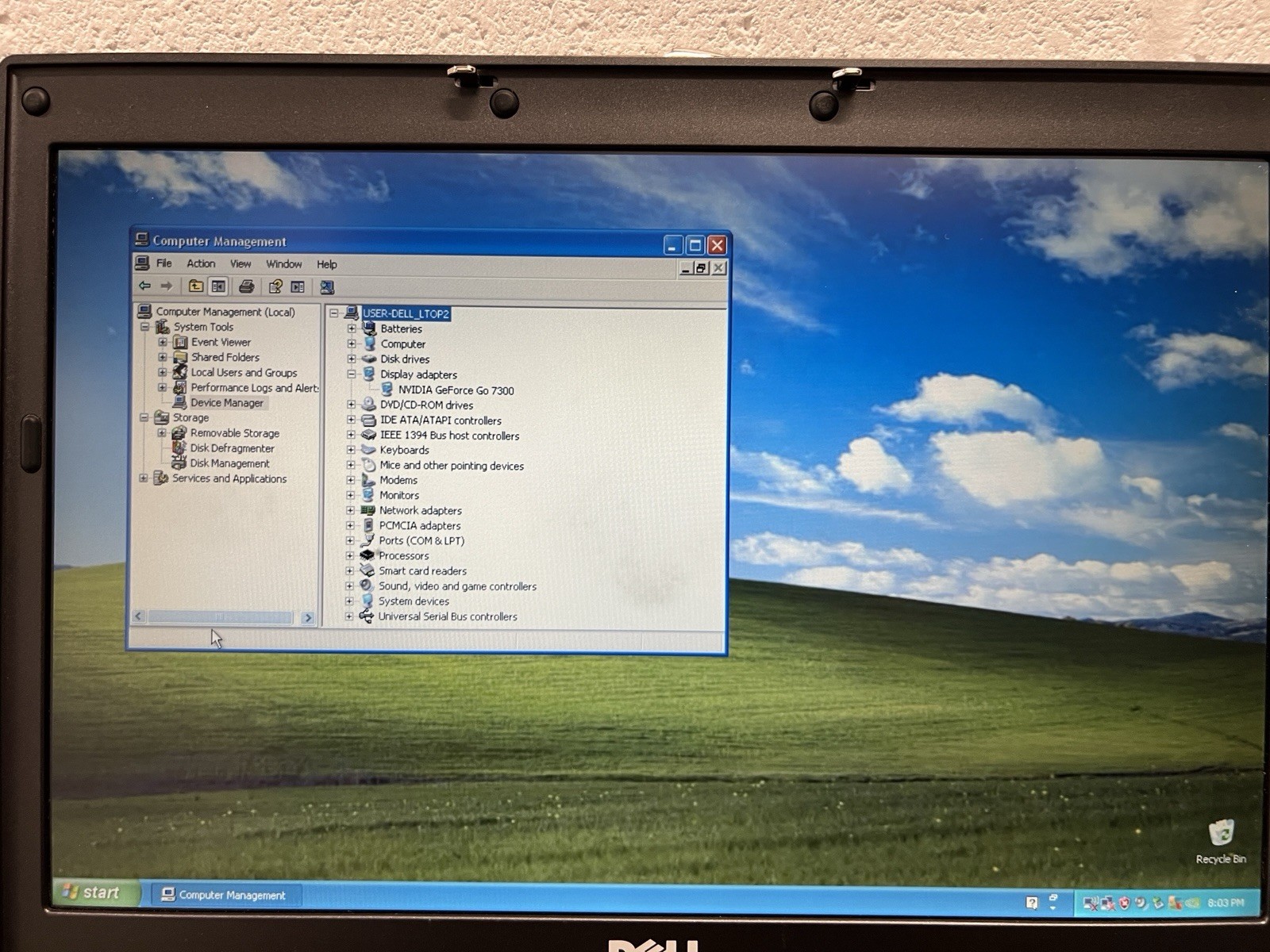 DELL LATITUDE D820 Core 2 Duo 1GB RAM 120GB HDD NVIDIA WINDOWS XP Serial Laptop