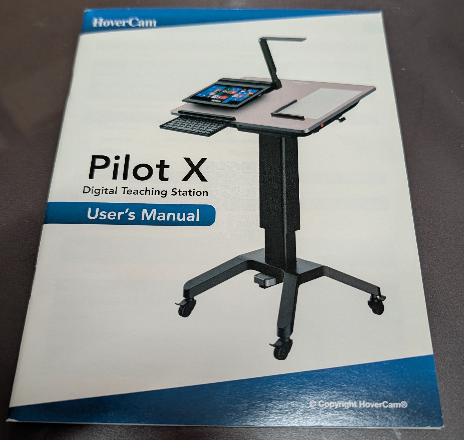 HoverCam Pilot X Wireless Digital Teaching Station Podium & 13.3 Tablet *READ*