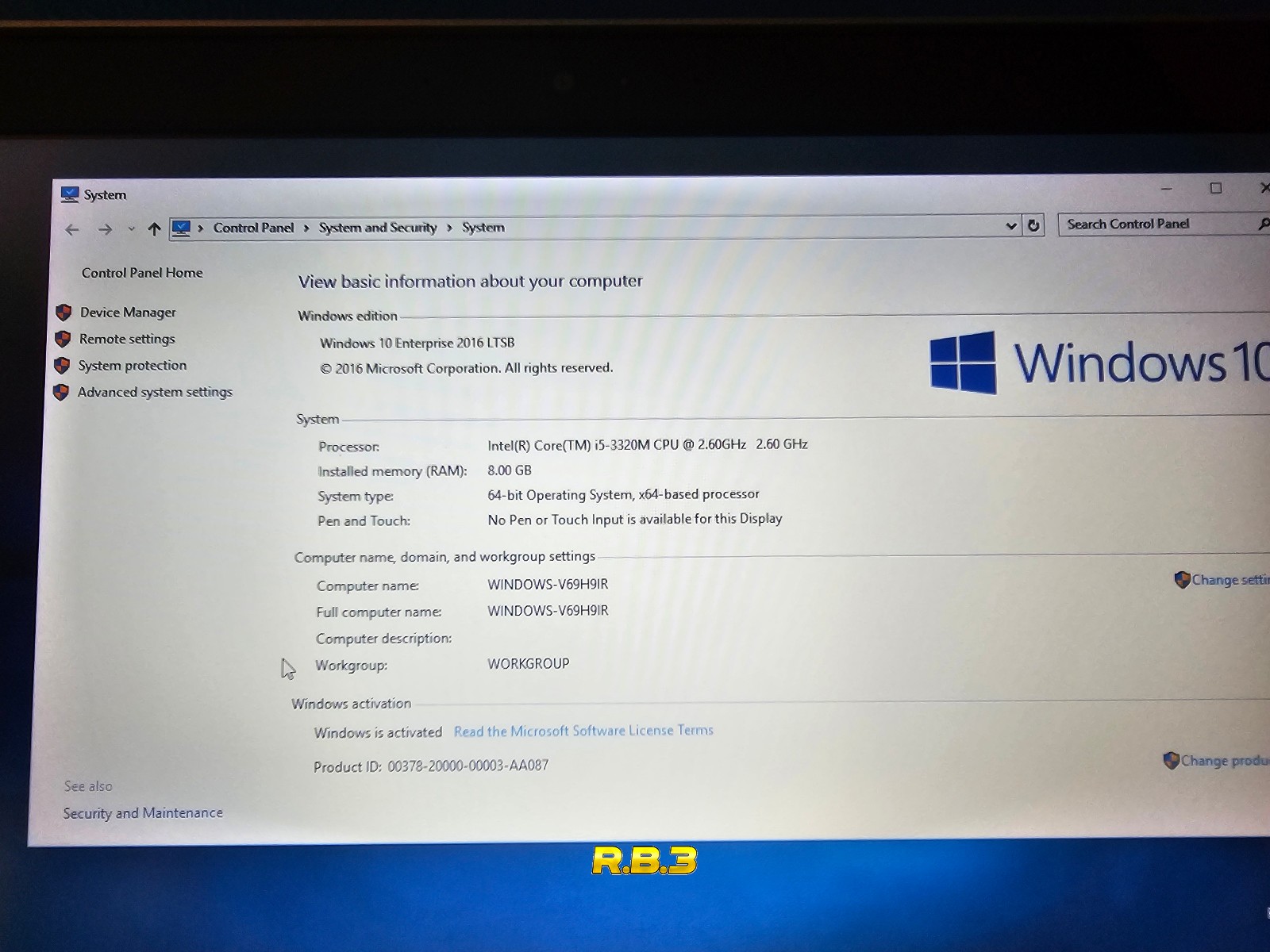 Dell Latitude E6230 12″ Laptop Intel Core i5 3rd Gen 8GB RAM 120GB SSD Win 10