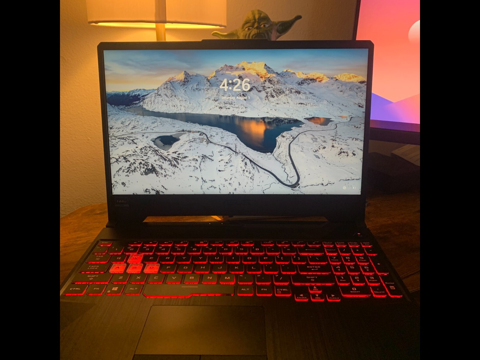 ASUS TUF F15 15.6″ Gaming Laptop with SideTrak 14″ Attachable Dual Monitor