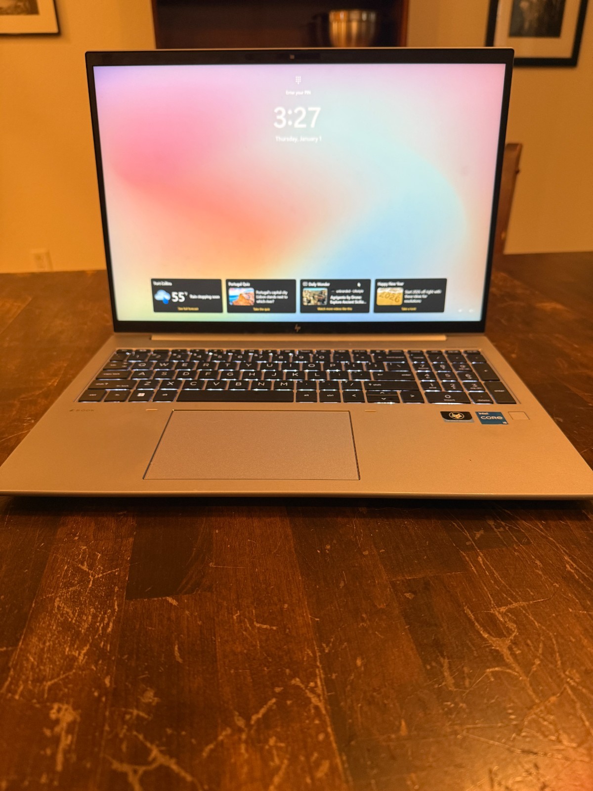 HP zbook firefly 16 g9 Silver color laptop good condition