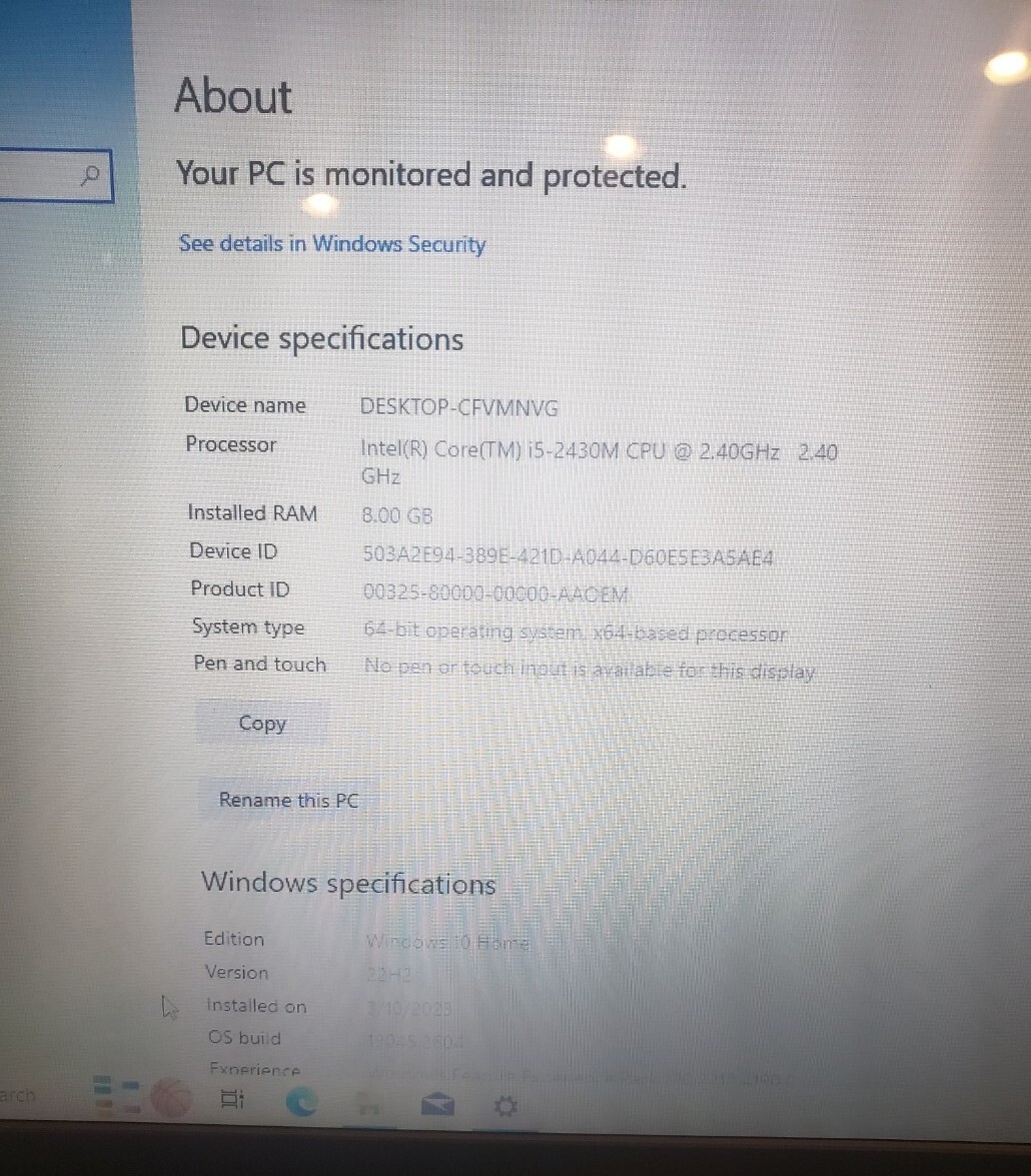 ASUS U56E- Laptop Intel Core i5-2410M/15.6″/8GB/750GB/Webcam/HDMI U56E-Win 10