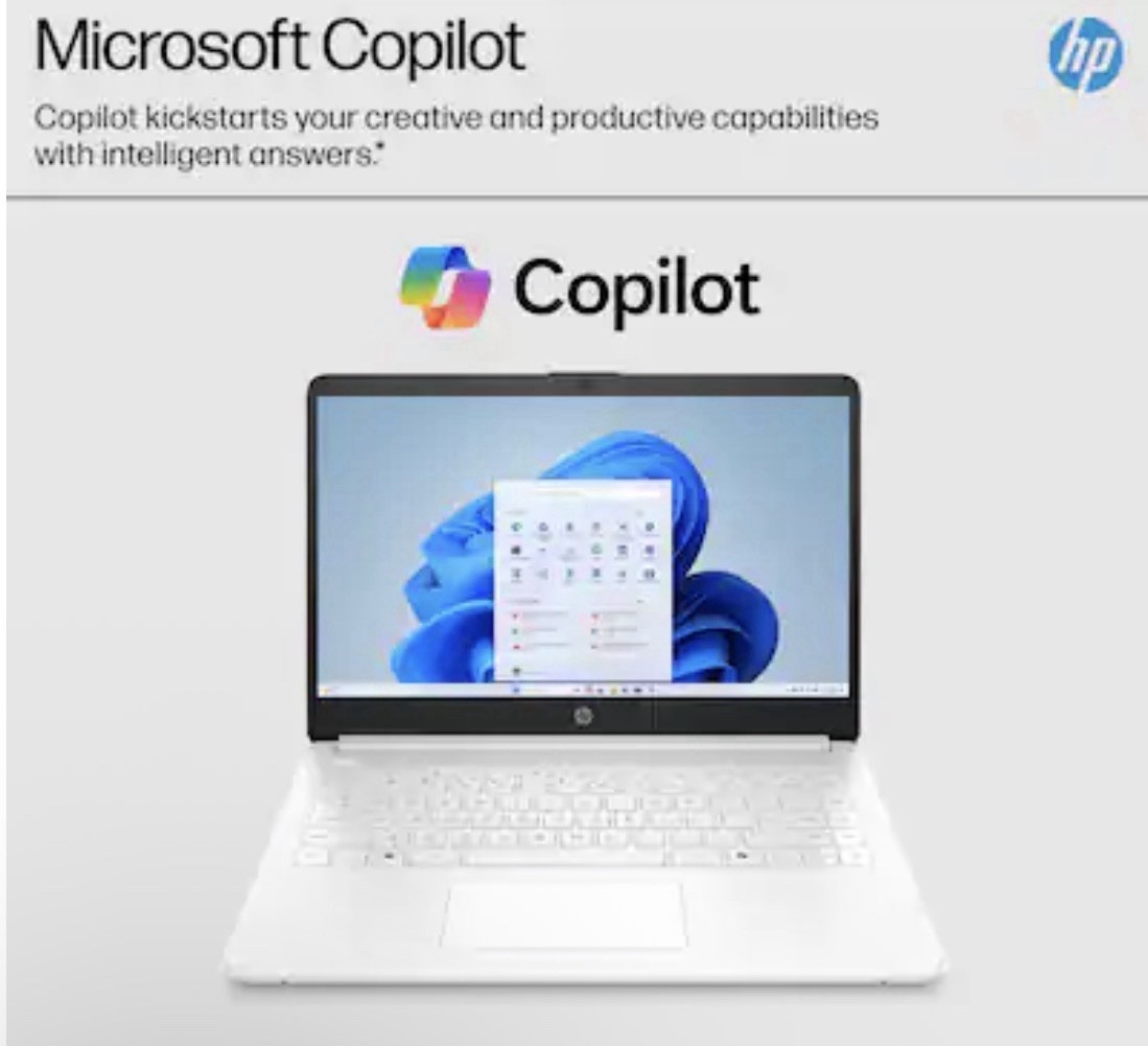 HP – 14″ Laptop – Intel Celeron – 4GB Memory – 64GB eMMC – Snowflake white