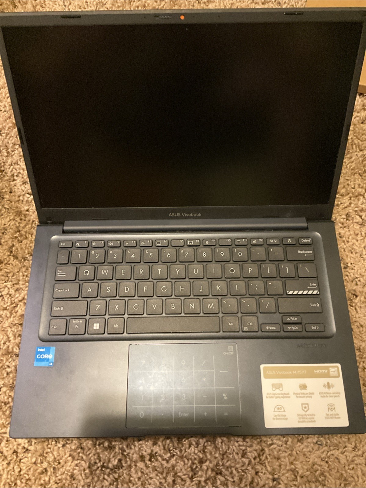 Asus Vivobook 14 Blue | X1404 | 128GB | 8GB | No OS | Free Shipping