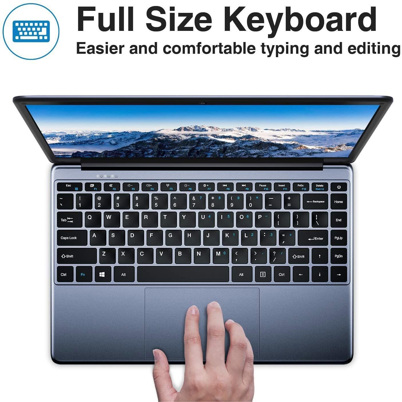 CHUWI HeroBook Pro 14.1″ Windows 11 Laptop Intel N4020 8/12/16GB RAM 256GB SSD