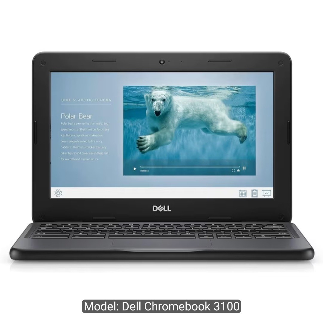 Dell Chromebook 3100 11.6″ Black Intel Celeron Chrome OS Laptop w/ Webcam