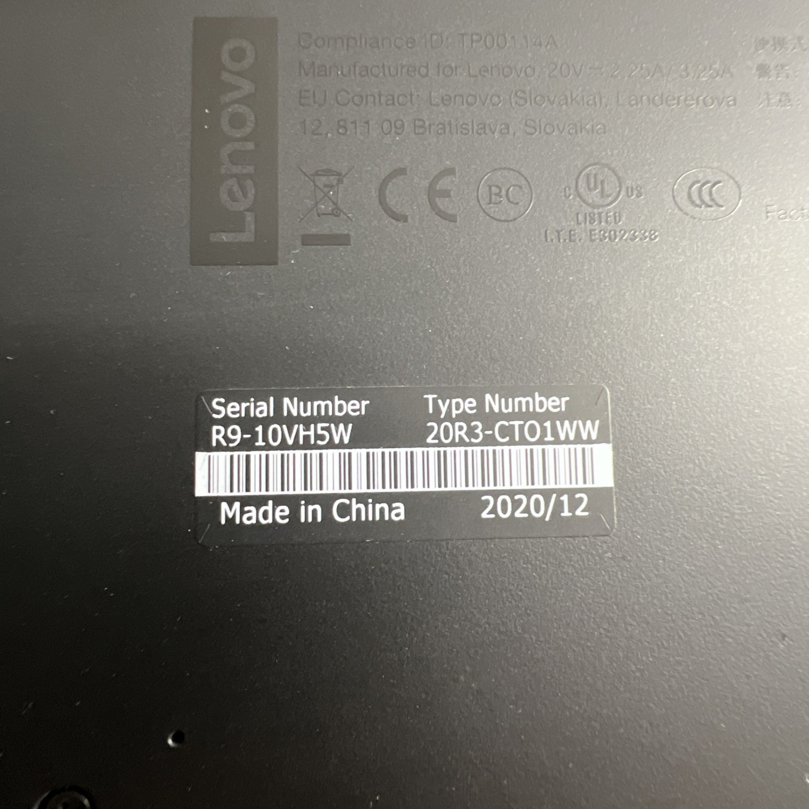 Lenovo ThinkPad L13 Yoga Intel Core i3-10110U @2.1GHz 4GB RAM 128GB SSD W11P
