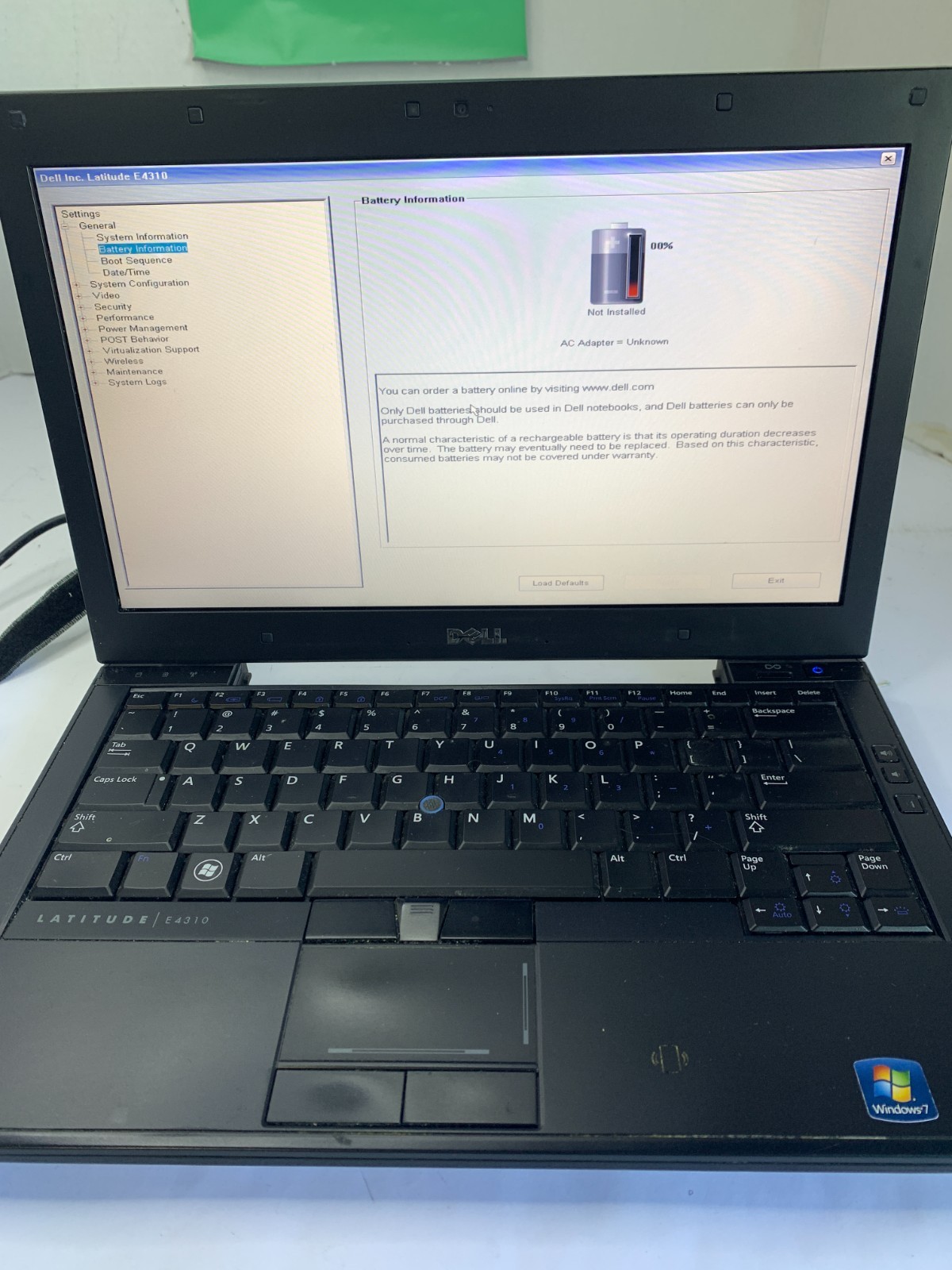Dell Latitude E4310 – i5 m560 – 8Gb DDR3 – NO HDD/NO SSD – DEAD BATT – Read