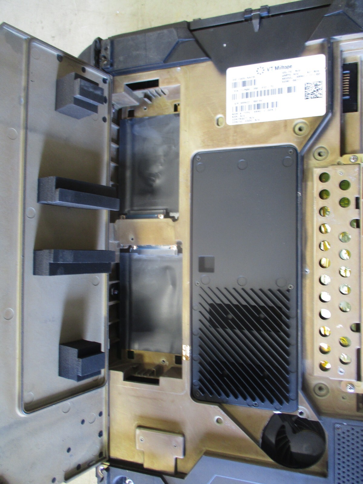 Used VT Miltope SRNC-17-G2 Semi-Rugged Notebook Computer Intel i7 No Drive HMMWV