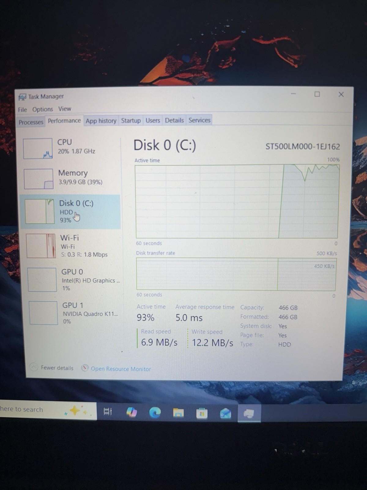 Dell Precision M4800 15.6″ Quad-Core i7-4800 MQ Nvidia k1100m 10GB RAM 500gb HDD