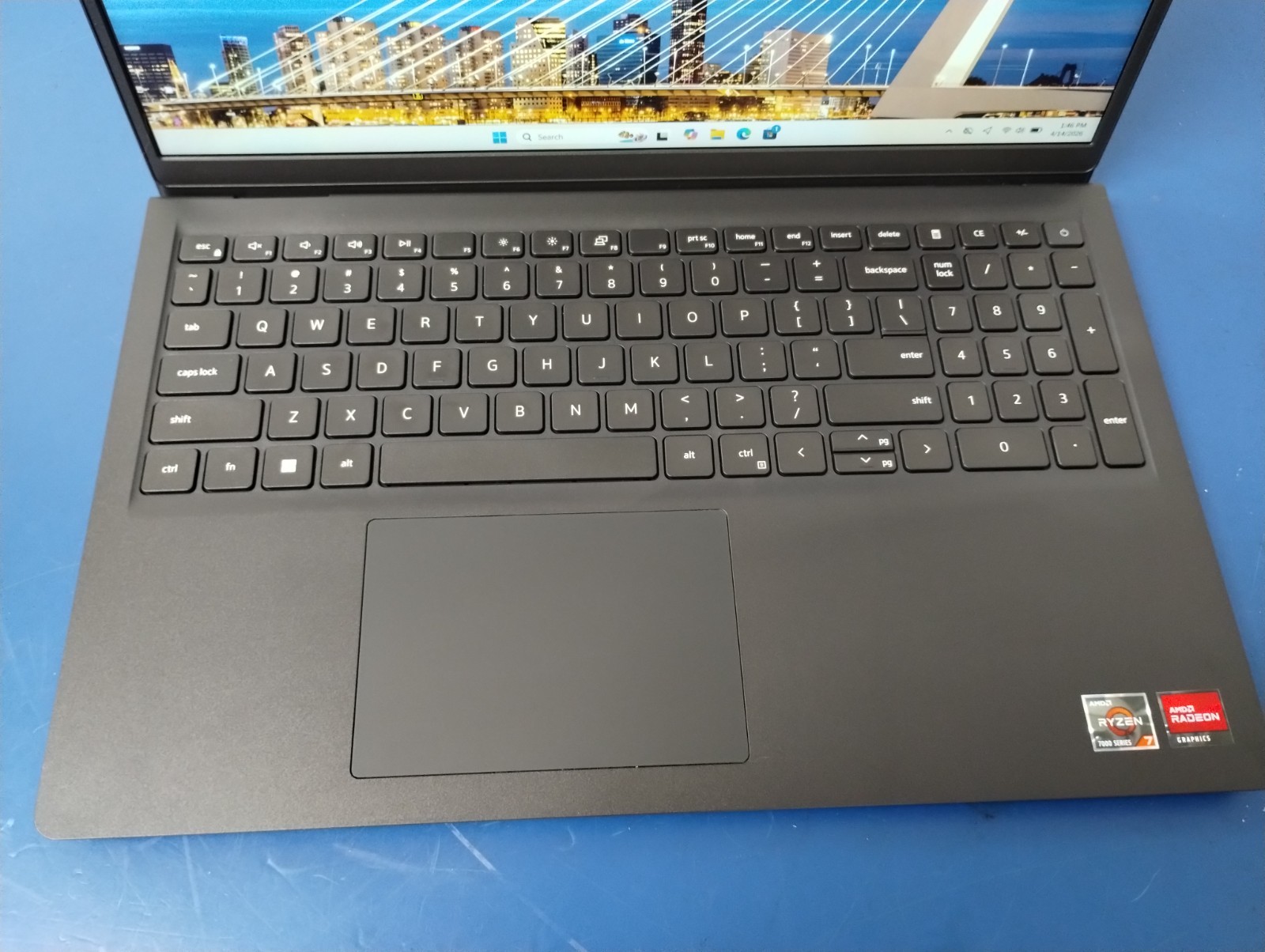 DELL 15 DC15255 G8MK9, AMD Ryzen 7 7730U, 2.00 GHz, 16 GB RAM, 512 GB NVMe SSD